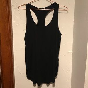 Forever 21 Black Racerback Tunic Tank